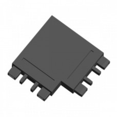 Γωνία Μαγνητικής Ράγας Οροφής 48V Slim Μαύρη 6693